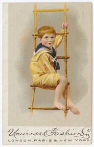 Universal Fashion Co. Trade Card, c. 1882