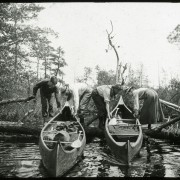 Canoeing on the Mullica River. May 18, 1906. From the Library Company’s Marriott C. Morris Photograph Collection.