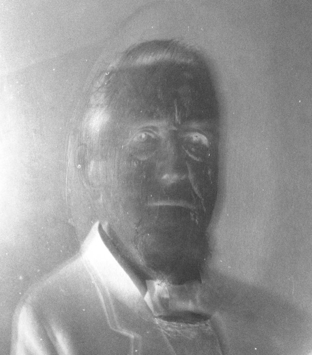 Marriott C. Morris, detail on negative of Elliston P. Morris, ca. 1890.